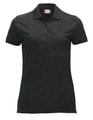 Dames Polo Clique Classic Marion 028246 Antraciet melange